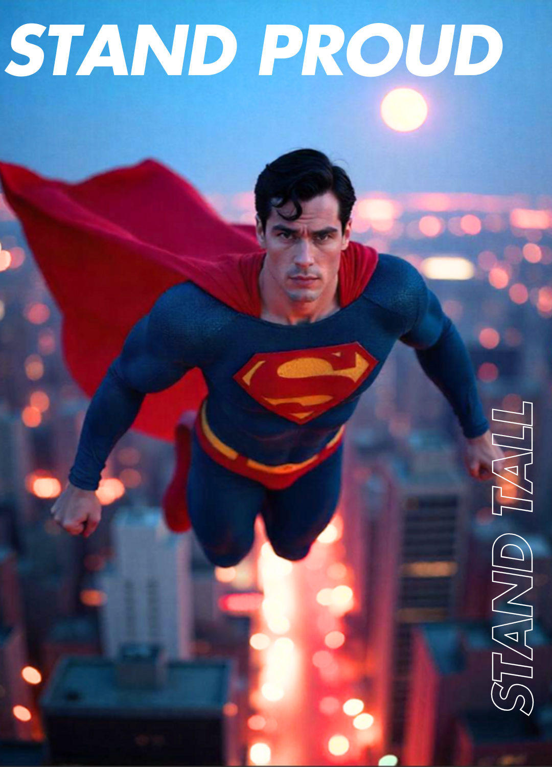 SuperMan Motivational Wall Art | DC collection | High-Quality, Wall-Friendly Poster | No Drill No Glue