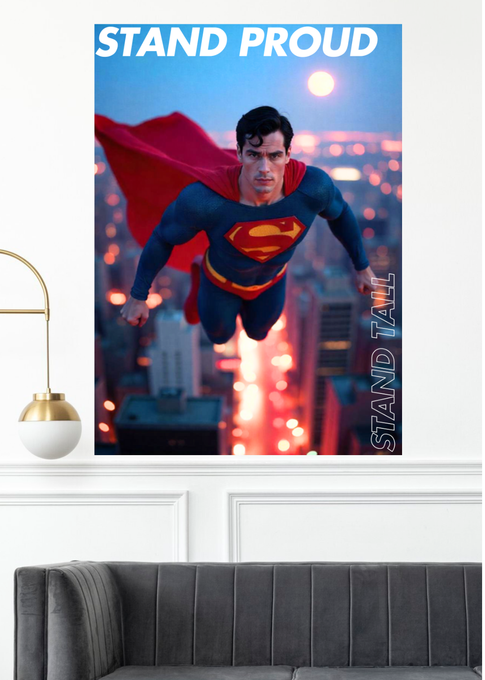 Batman x Knight Rises | Motivational Wall Art | DC collection