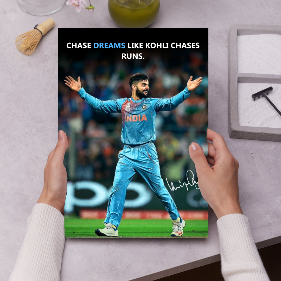 Cricket Icon Vira Kohli | Motivational Wall Posters| Exclusive Cricket Collection
