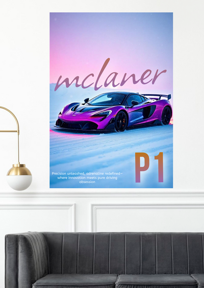 Mclaner P1 car | Cars Wall Poster