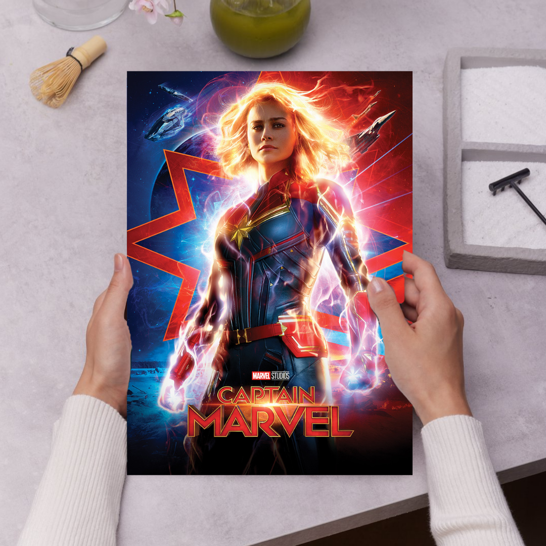 Captain Marvel| marvel Wall posters set