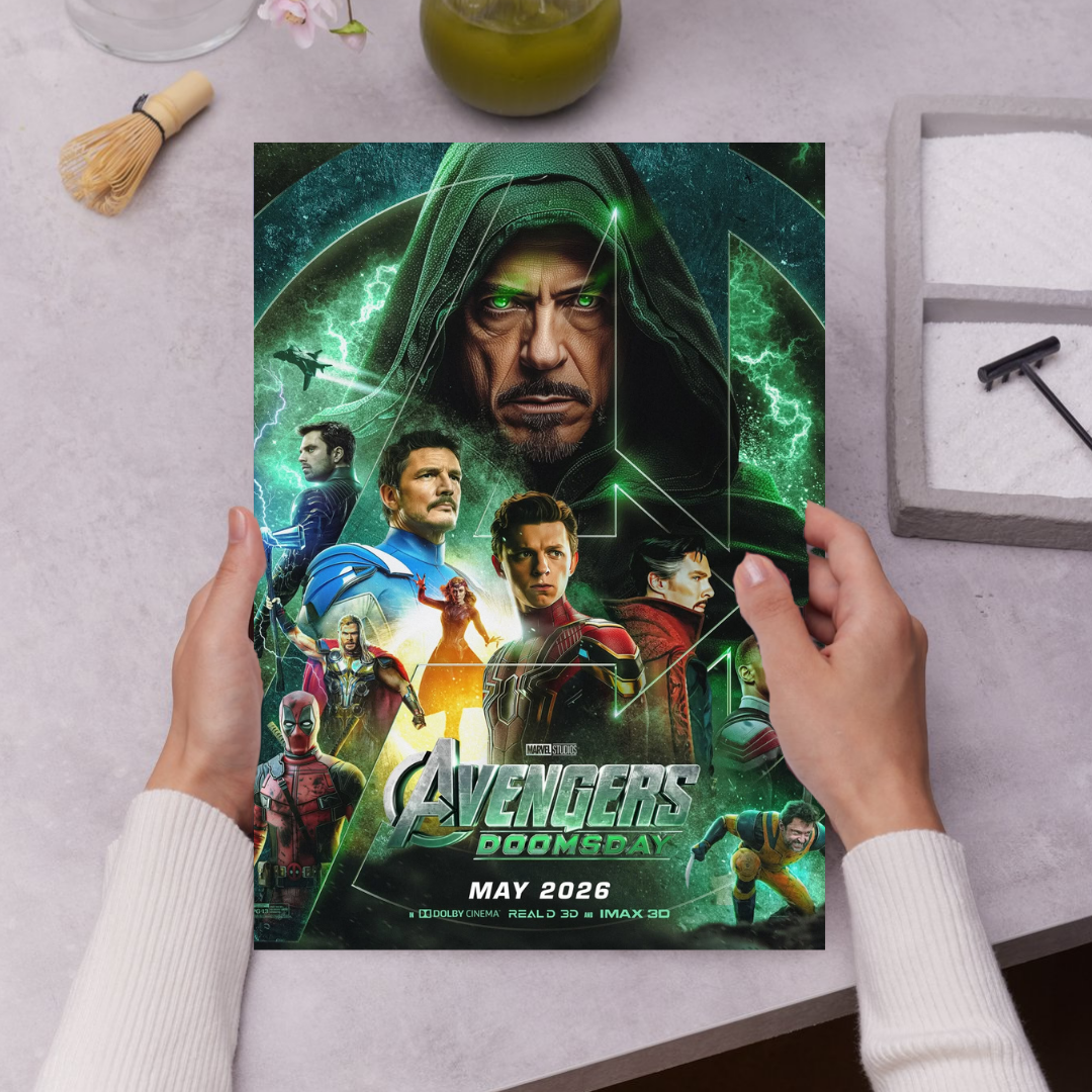 avengers doomsday movie wall poster| marvel Wall posters set