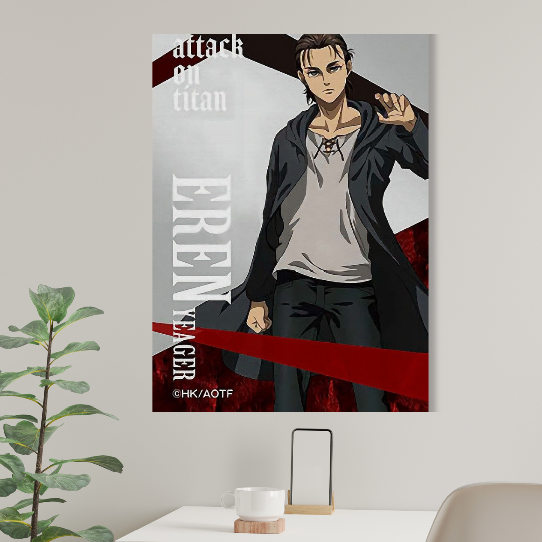 Eren Yeager wall poster | Attack on titan