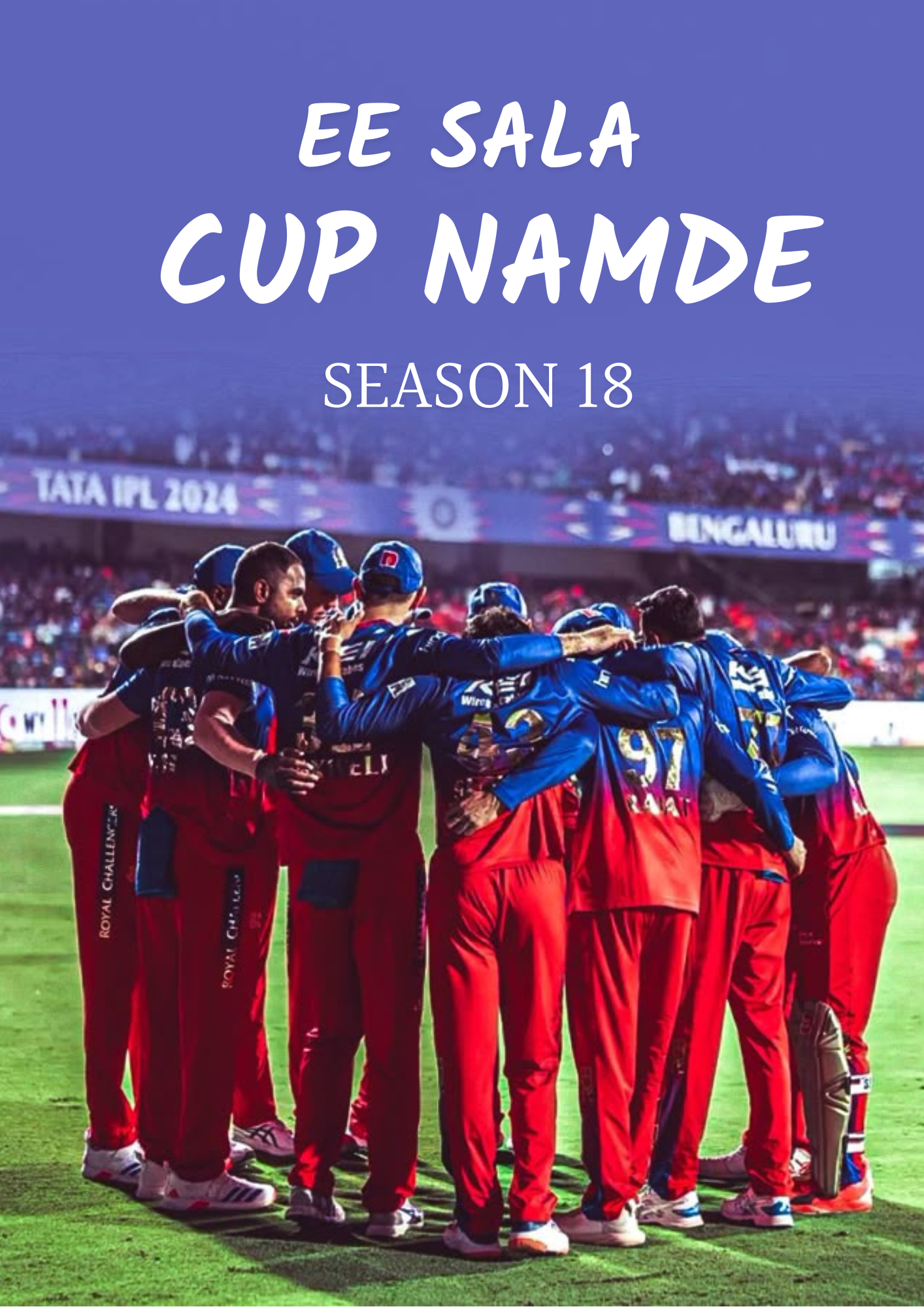 RCB wall posters |Royal Challengers Bengaluru| Motivational Wall Posters| Exclusive Cricket Collection IPL