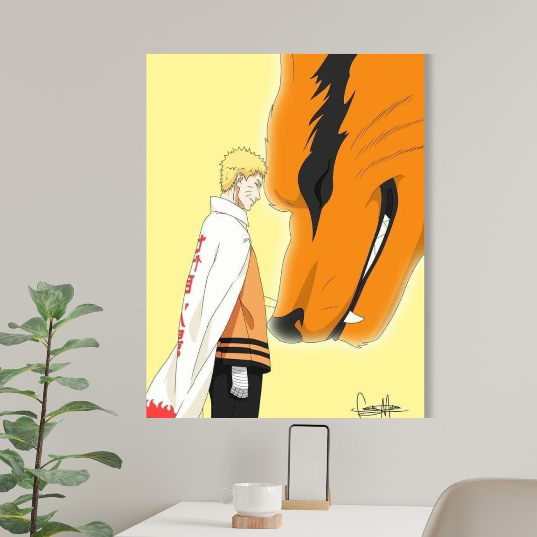 Naruto X Kurama Nine tale fox wall poster |Naruto anime wall poster collection