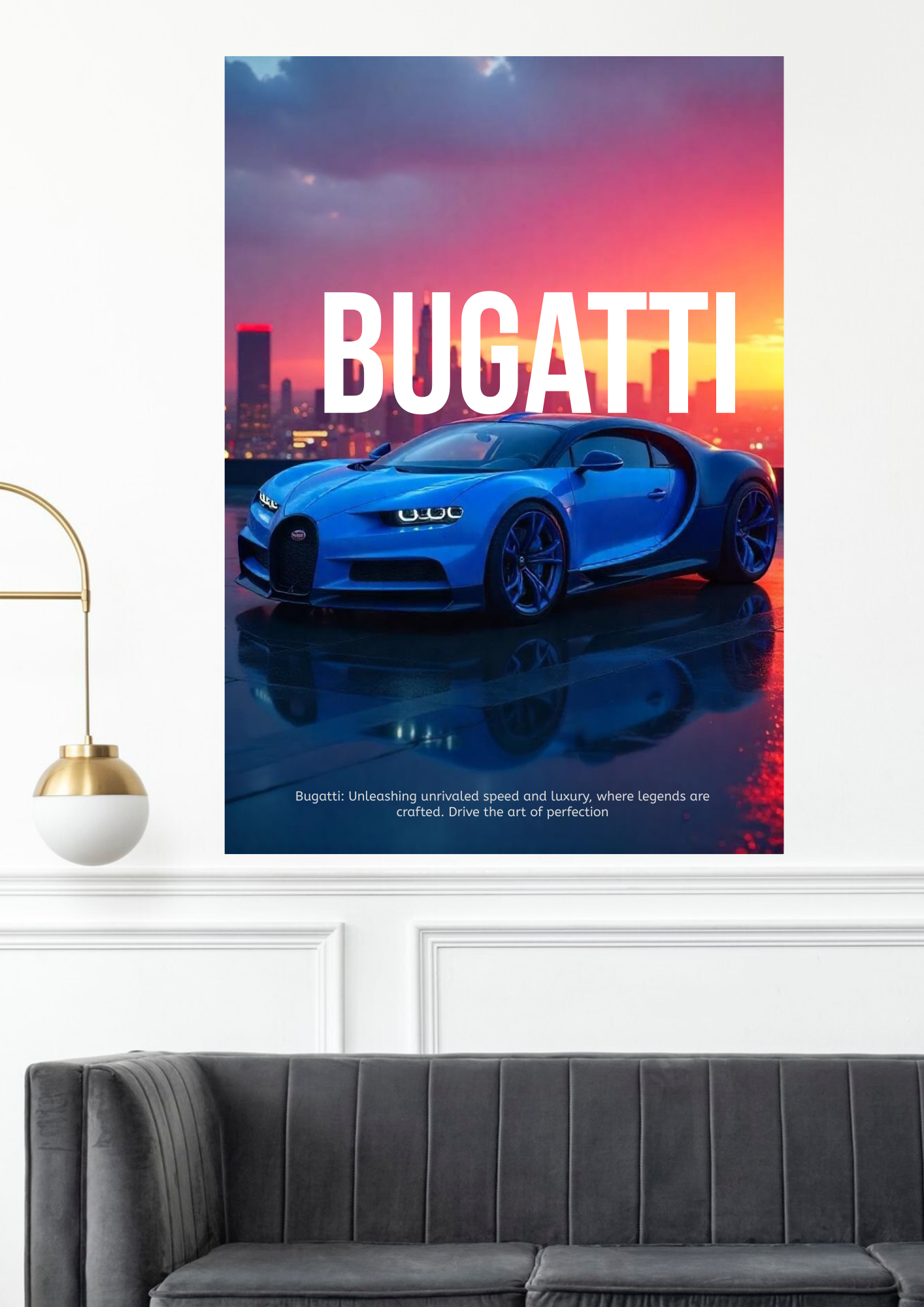 Bugatti collection poster | Cars Wall Poster