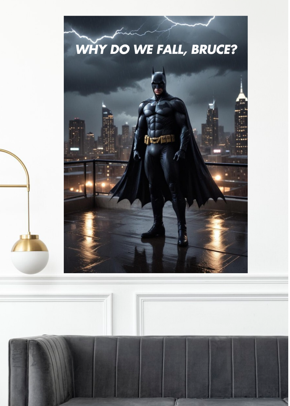 Batman X Wall Poster |DC (Copy) (Copy) (Copy) (Copy) (Copy)