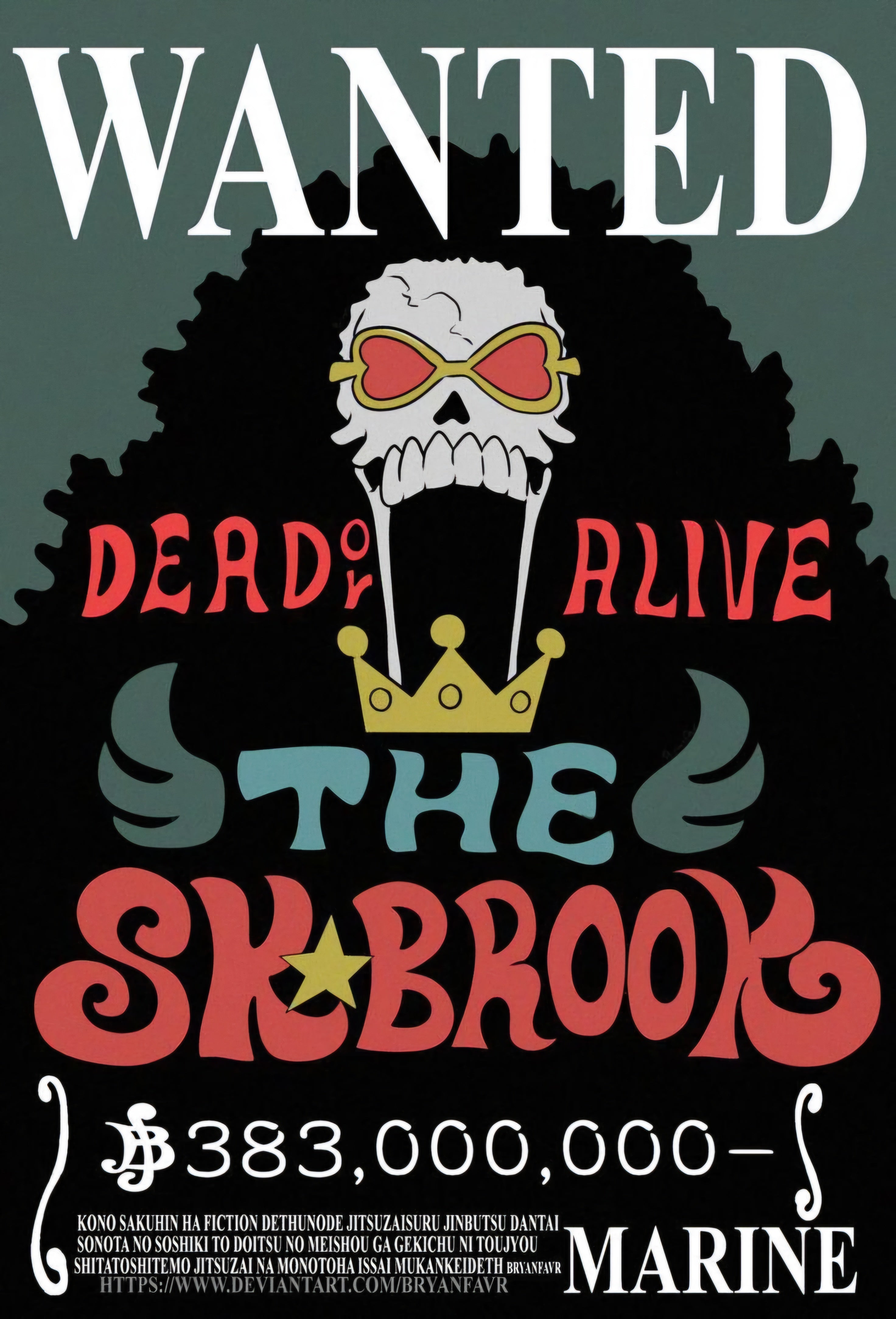 One Piece Anime Wanted Bounty Posters (Pack of 10) | Luffy's crew Collection Mugiwara/Strawhat Pirates Group