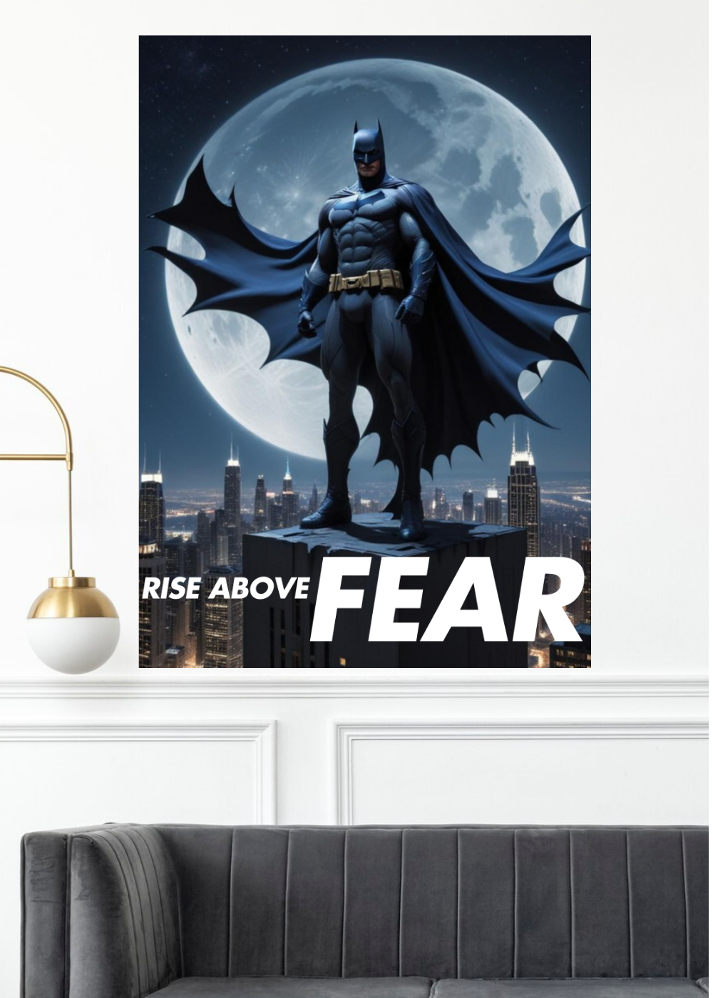 Batman x Knight Rises | Motivational Wall Art | DC collection