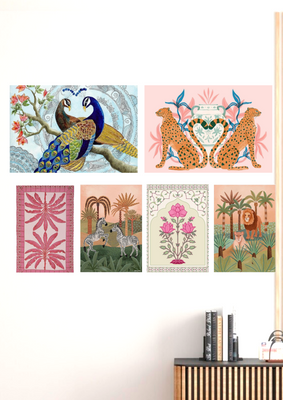 Best Home Decor|Traditional Nature Aesthetic Poster Set -Customers Choice 🔥 set of 6