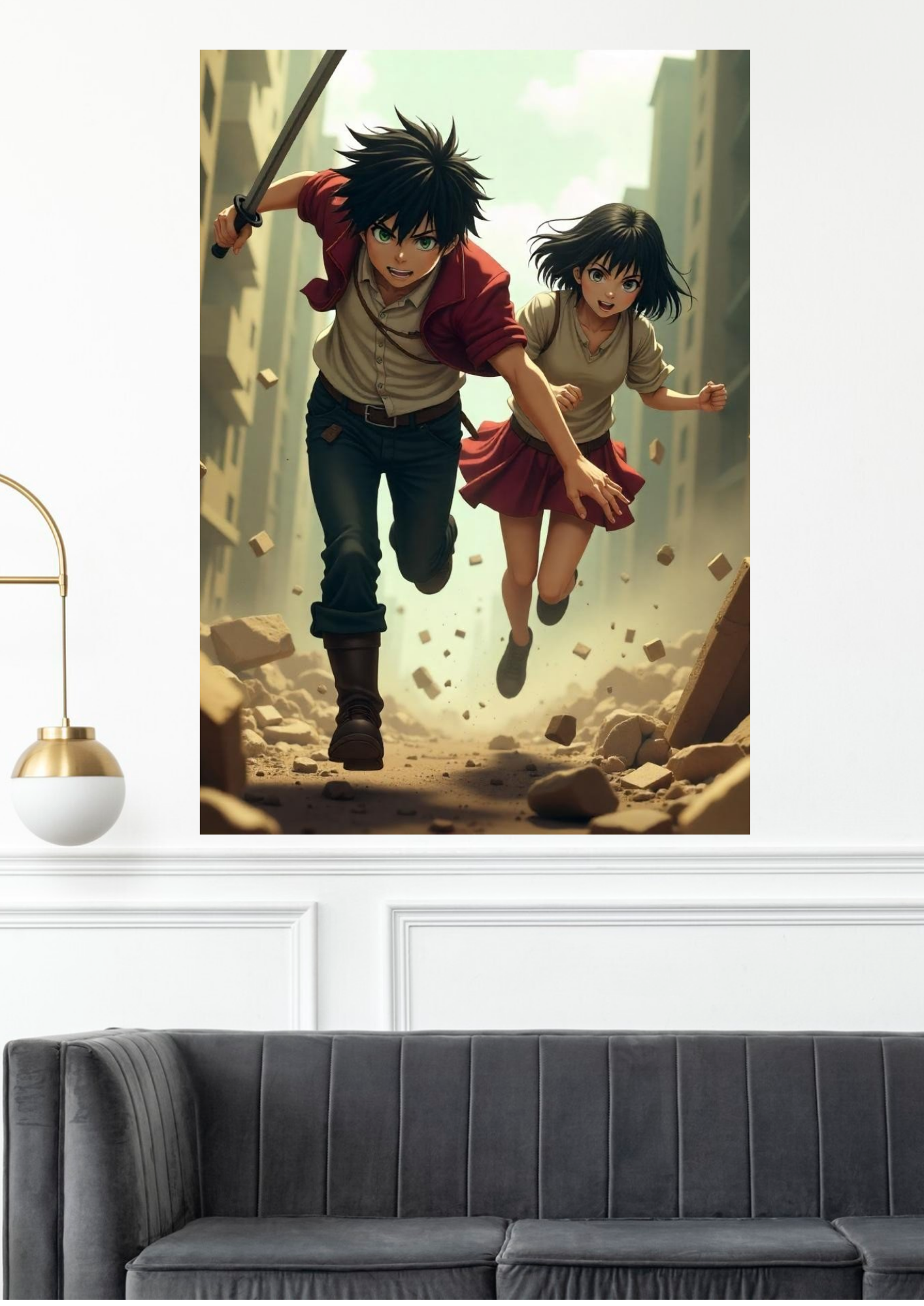 Eren x Mikasa young | Attack on titan | Anime Wall Posters collection