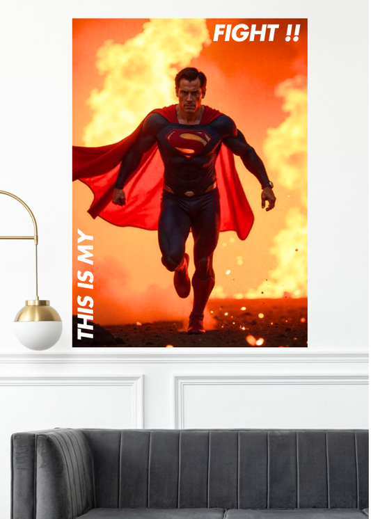 Superman | dc collection| Wall Poster