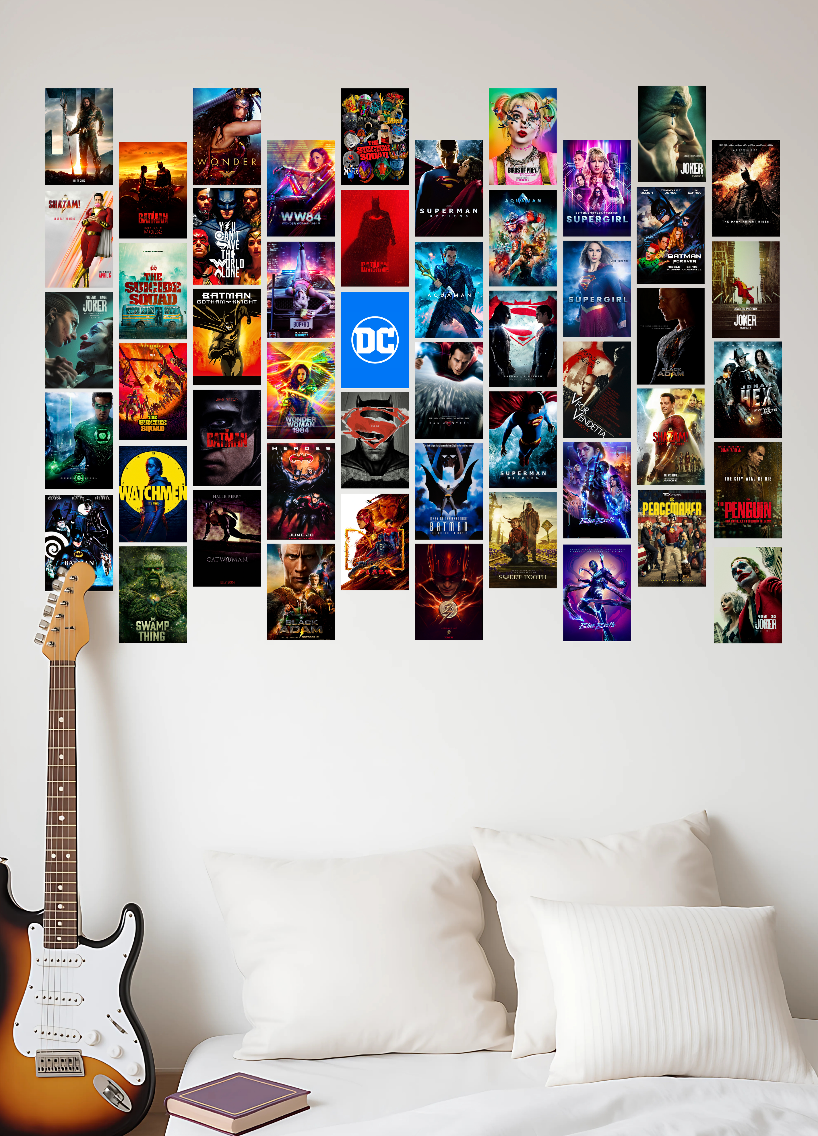 DC Cinematic Universe – 50 Poster Set | Ultimate Heroic Edition